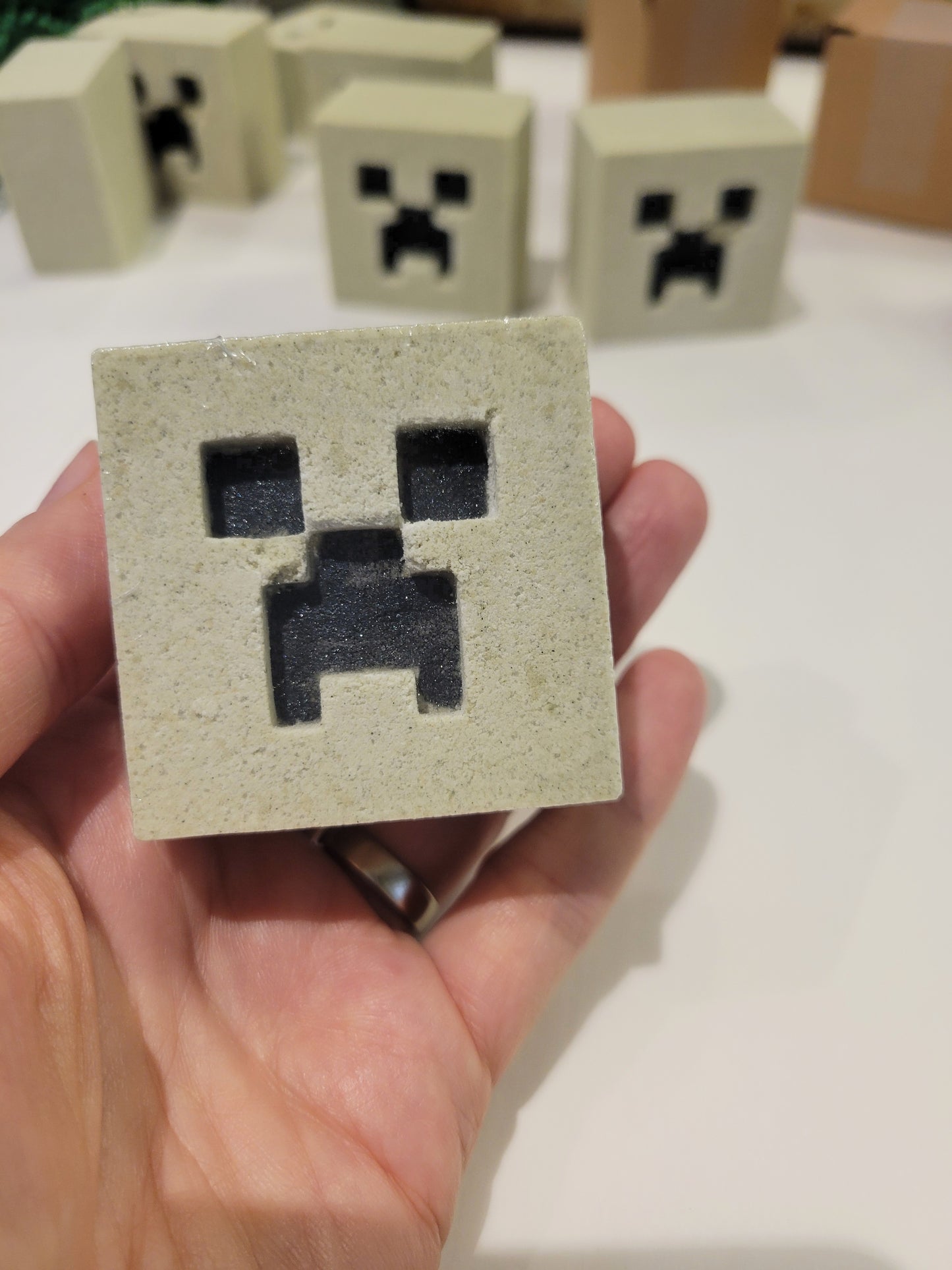 Creeper Cube Bath Bomb