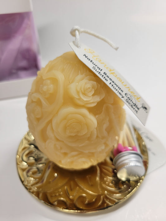 Rose Garden Beeswax Candle Gift Set